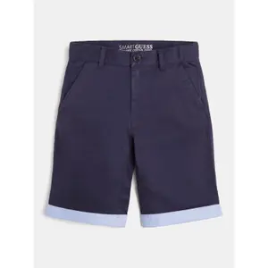 Baby boy chino shorts Guess Sateen image-1