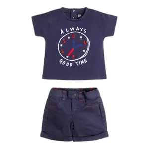 Baby boy t-shirt + shorts set Guess Bull image-0