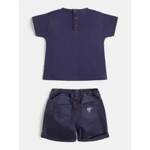 Baby boy t-shirt + shorts set Guess Bull image-1