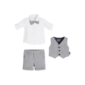 Set aus Anzugweste + Hemd + Bermuda-Shorts, Baby, Jungen Guess image-0