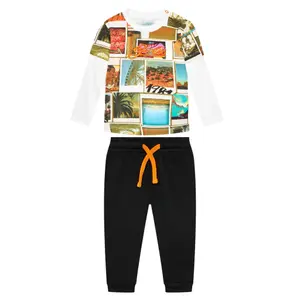 Baby boy t-shirt + jogging suit set Guess image-0