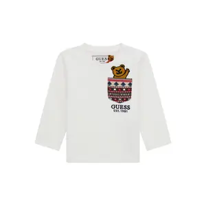 Baby boy long sleeve t-shirt Guess image-0