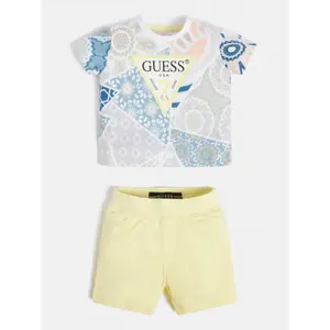 Baby boy t-shirt + shorts set Guess image-2