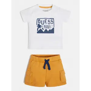Baby boy t-shirt + shorts set Guess image-2