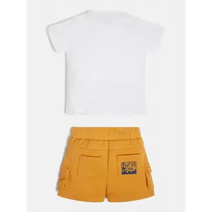 Baby boy t-shirt + shorts set Guess image-3