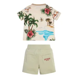 Baby boy t-shirt + shorts set Guess image-0
