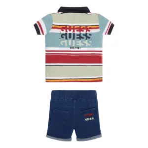 Baby boy polo + shorts set Guess image-1