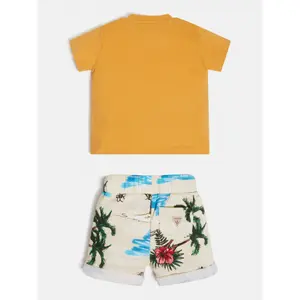 Baby boy t-shirt + shorts set Guess image-3