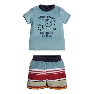 Baby boy t-shirt + shorts set Guess image-1