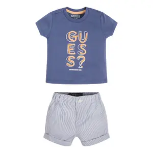 Baby t-shirt + shorts set Guess Poplin image-0