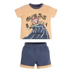 Baby boy t-shirt + shorts set Guess image-1