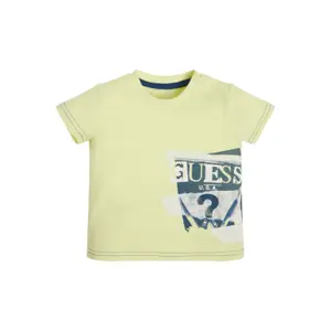 Organic cotton t-shirt baby boy Guess image-1