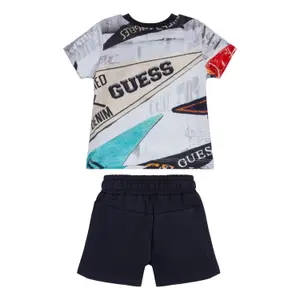 Baby boy t-shirt + shorts set Guess image-0
