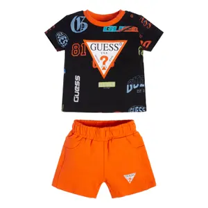 Baby boy t-shirt + shorts set Guess image-1