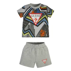 Baby boy t-shirt + shorts set Guess image-1