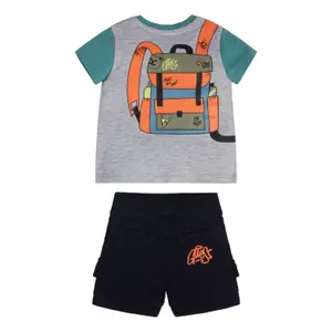 Baby boy t-shirt + shorts set Guess image-1