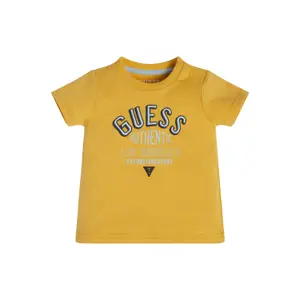 Organic cotton t-shirt baby boy Guess image-1