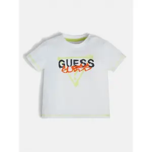 Organic cotton t-shirt baby boy Guess image-2