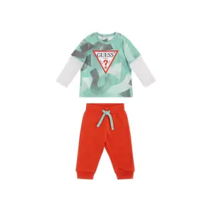 Baby boy t-shirt + jogging suit set Guess Active image-0