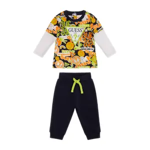 Baby boy t-shirt + jogging suit set Guess Active image-0