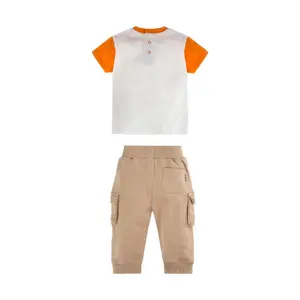 Baby boy t-shirt + jogging suit set Guess image-1