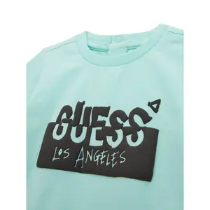 Baby boy t-shirt + terry pants set Guess image-2