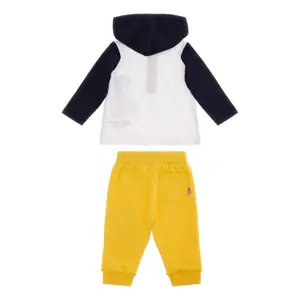 Baby boy hooded t-shirt + jogging suit set Guess image-1