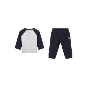 Baby boy t-shirt + jogging suit set Guess image-1