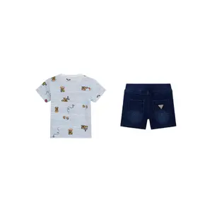 Baby boy t-shirt + shorts set Guess image-1