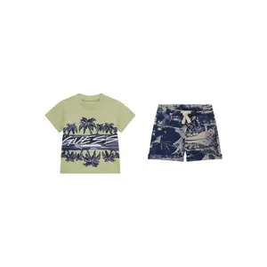 Baby boy t-shirt + shorts set Guess image-0