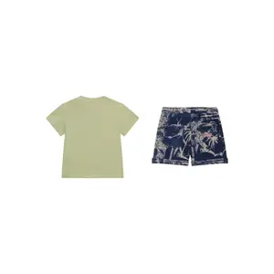 Baby boy t-shirt + shorts set Guess image-1