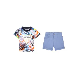 Baby boy t-shirt + shorts set Guess image-0