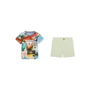 Baby boy t-shirt + shorts set Guess image-0