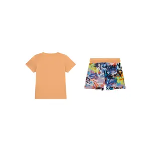Baby boy t-shirt + shorts set Guess image-1