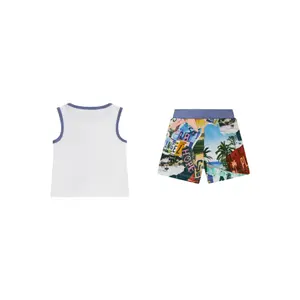 Baby tank top + shorts set Guess image-1