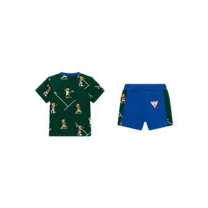 Baby t-shirt + shorts set Guess image-1