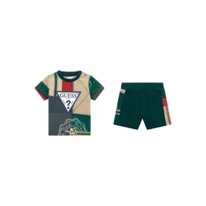 Baby t-shirt + shorts set Guess image-0