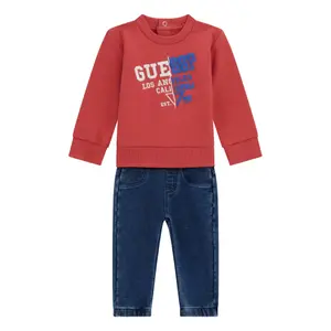 Ensemble sweatshirt et jeans bébé garçon Guess Active image-0