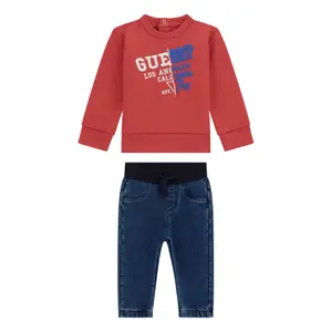 Ensemble sweatshirt et jeans bébé garçon Guess Active image-1