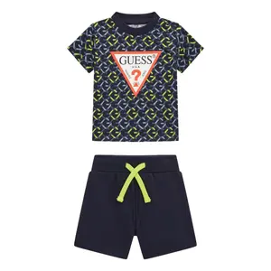 Baby boy t-shirt and shorts set Guess Active image-0