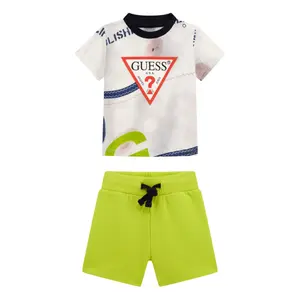 Baby boy t-shirt and shorts set Guess Active image-0