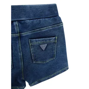 Baby boy t-shirt and denim shorts set Guess image-3