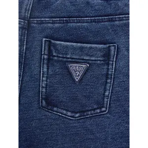 Baby boy t-shirt and denim shorts set Guess image-3