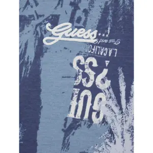 Baby boy t-shirt and denim shorts set Guess image-2