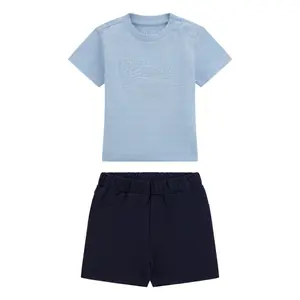 Baby boy terry t-shirt and shorts set Guess image-0