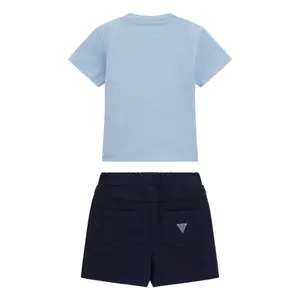 Baby boy terry t-shirt and shorts set Guess image-1
