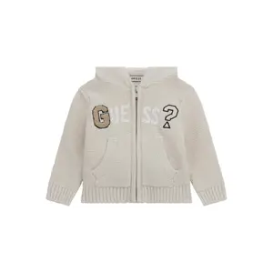 Sweatshirt à capuche zippé bébé garçon Guess image-0