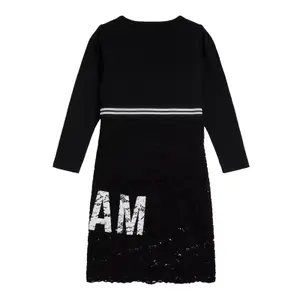 Kleid mit langen Ärmeln und Spitze, Mädchen Guess image-1