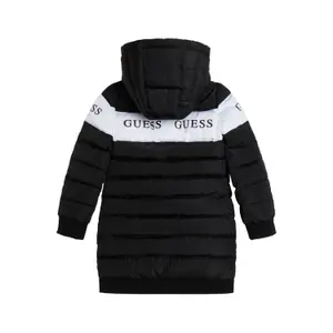 Lange Daunenjacke mit Kapuze, Mädchen Guess image-1