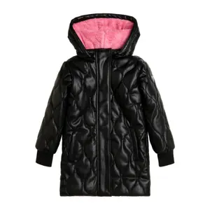 Daunenjacke aus Kunstleder, Mädchen Guess image-0